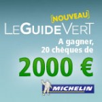 Gagnez des chèques vacances avec Michelin!