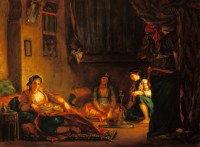 Eugène Delacroix. Femmes d'Alger dans leur intérieur, 1849. Huile sur toile (c) Musée Fabre de Montpellier Agglomération. Photo : Frédéric Jaulmes
