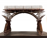 Modèle d’une arche du pont des Arts, 1800. Bois et fer partiellement doré © Eric Emo / Musée Carnavalet / Roger-Viollet