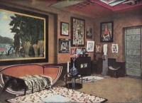 Salon du studio Saint-James, chez Jacques Doucet Image parue dans le journal L’illustration en 1930 © Béatrice Hatala