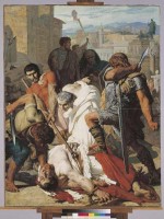 Lenepveu, Jules-Eugène (1819-1898), La Mort de Vitellius, 1847, huile sur toile, Paris, Ecole nationale supérieure des Beaux-arts © Beaux- arts de Paris. Dist. RMN Grand-Palais / image Beaux-arts de Paris