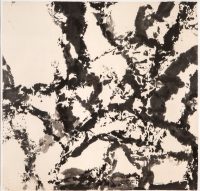 Zao Wou-ki, Sans titre, 1989 Encre 103 x 106 cm Photo Naomi Wenger